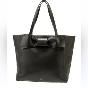 Kate Spade Black Olive Drive Brigette Tote with Bow Accent